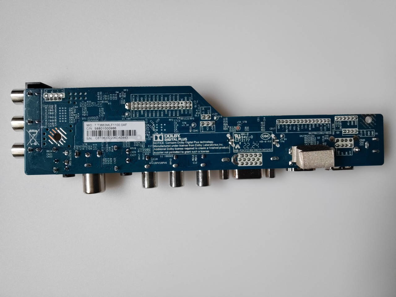 Системна плата Great View CV3663ML-F 7.T3663MLF1100 24 дюйм FHD mainboard, нова