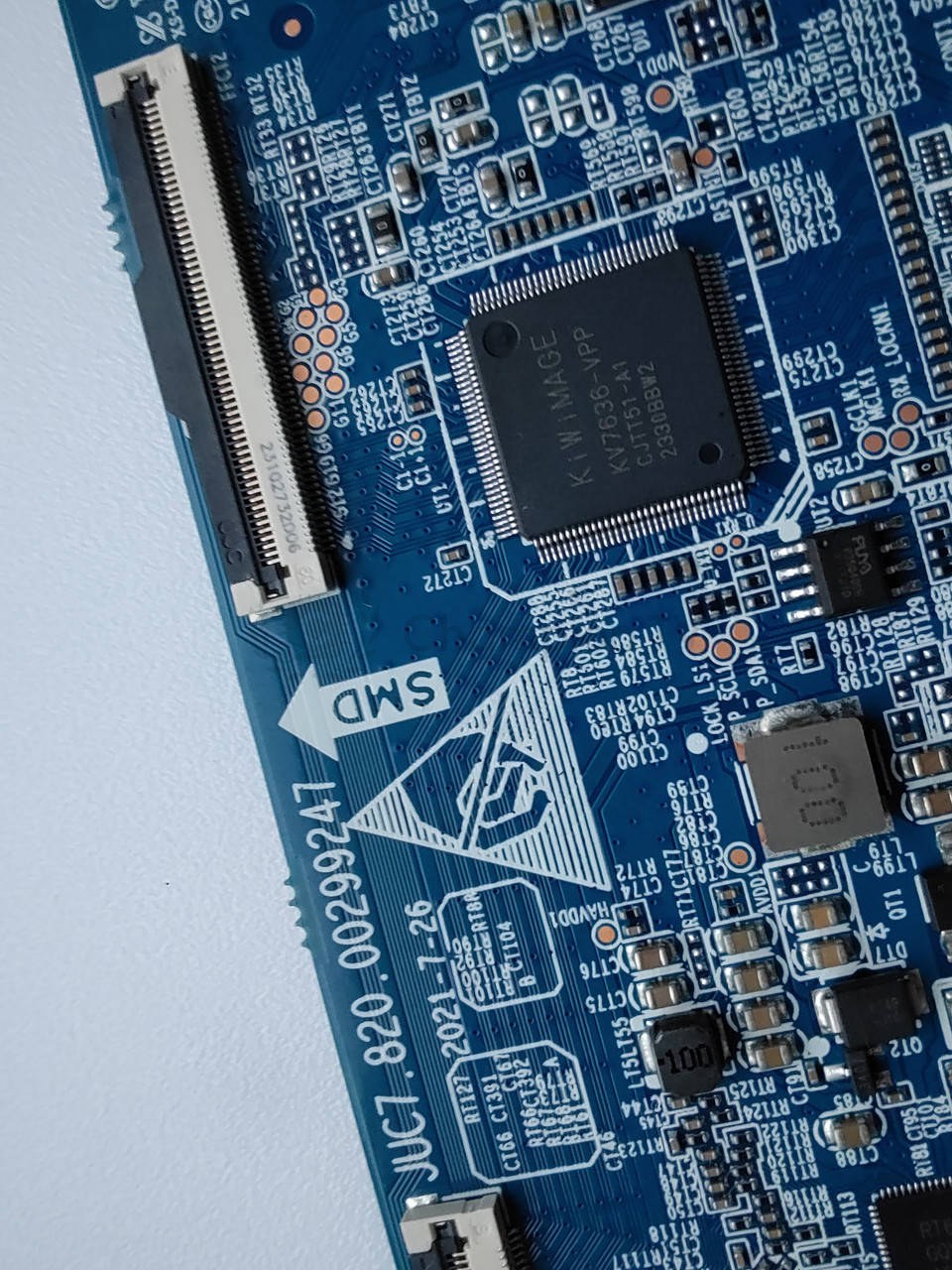 T-con тикон SMD JUC7.820.00299247 для TCL 55C655 (55") плата матриці, демонтовано