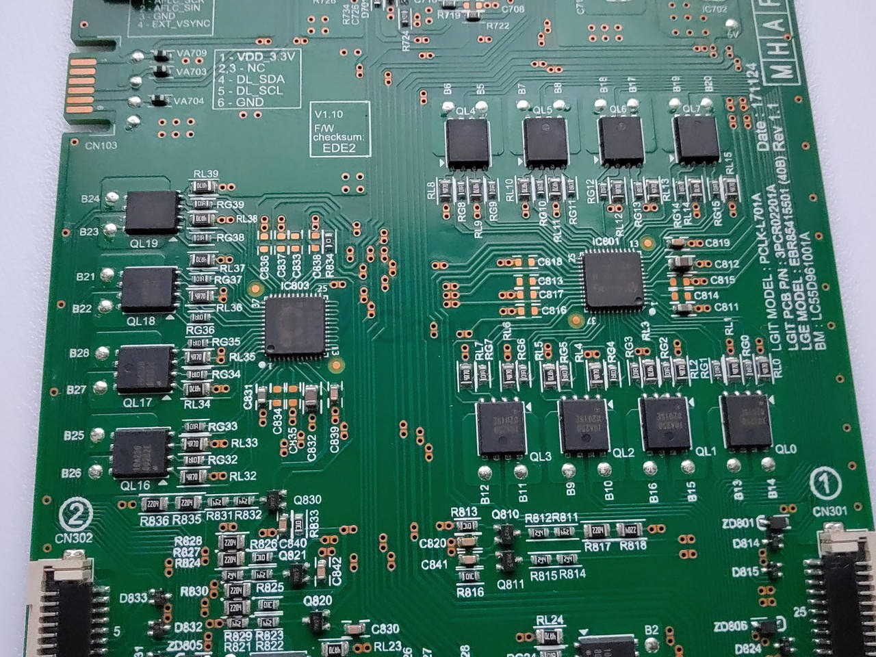 LED-драйвер LG 55SK8500 PCLK-L701A EBR85415501 (55 дюйм) плата підсвітки, б/у