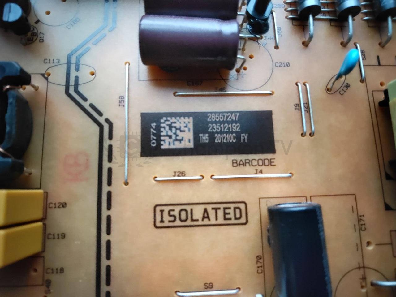Блок живлення VESTEL 17IPS72 23512192 для TOSHIBA 55UA2B63DB 55" PSU, новий