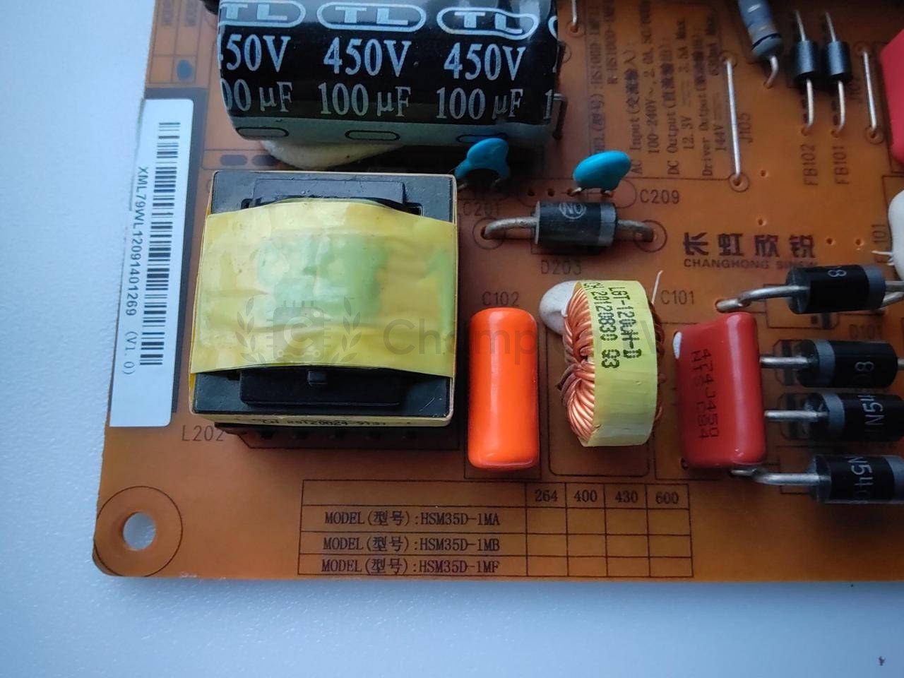 Блок живлення BRAVIS HS100D-1MF11 LED39A20 39" PSU, нова