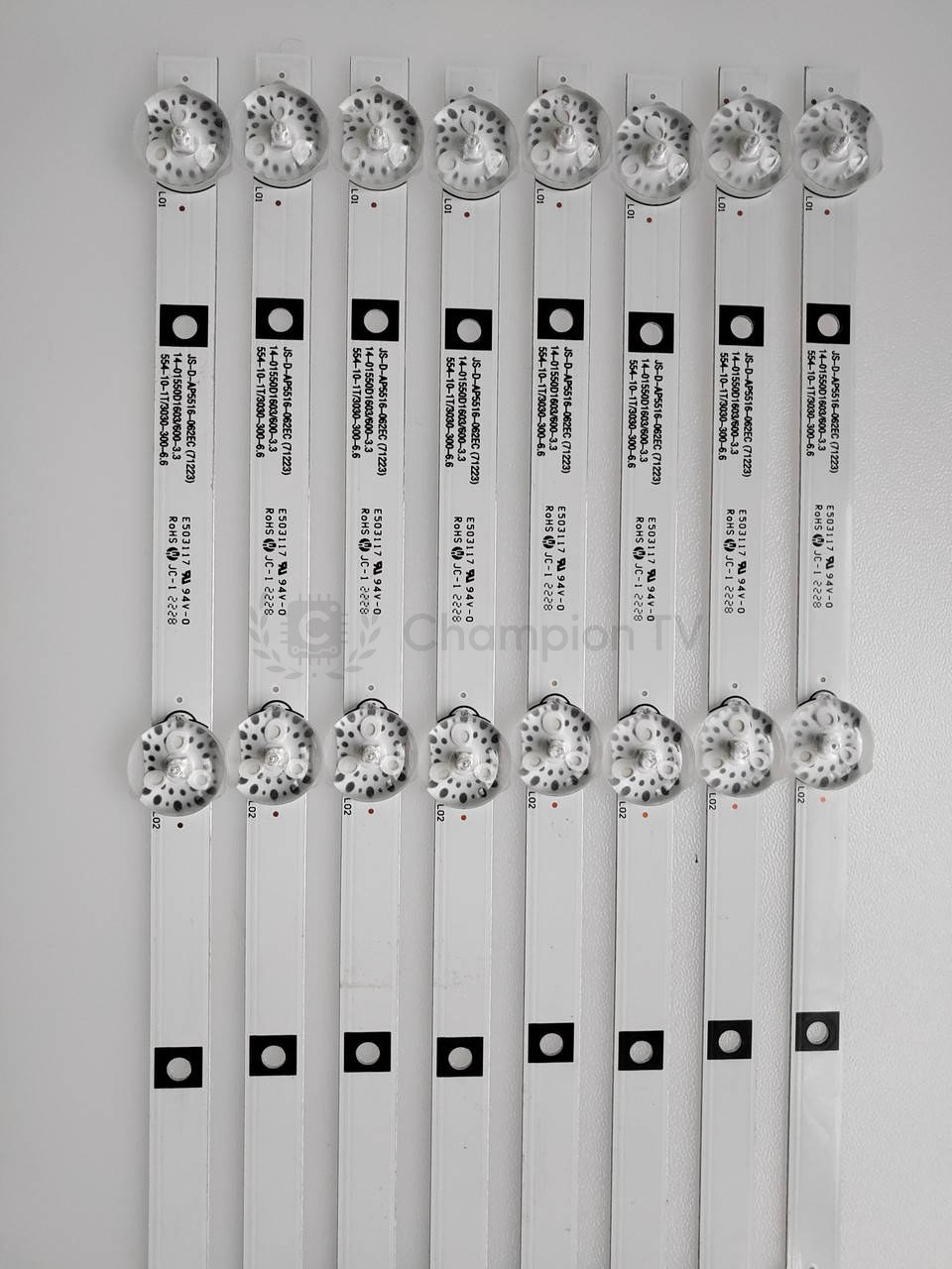 LED-підсвітка LG JS-D-AP5516-062EC (71223) для 55" телевізора, комплект 8 шт, новий