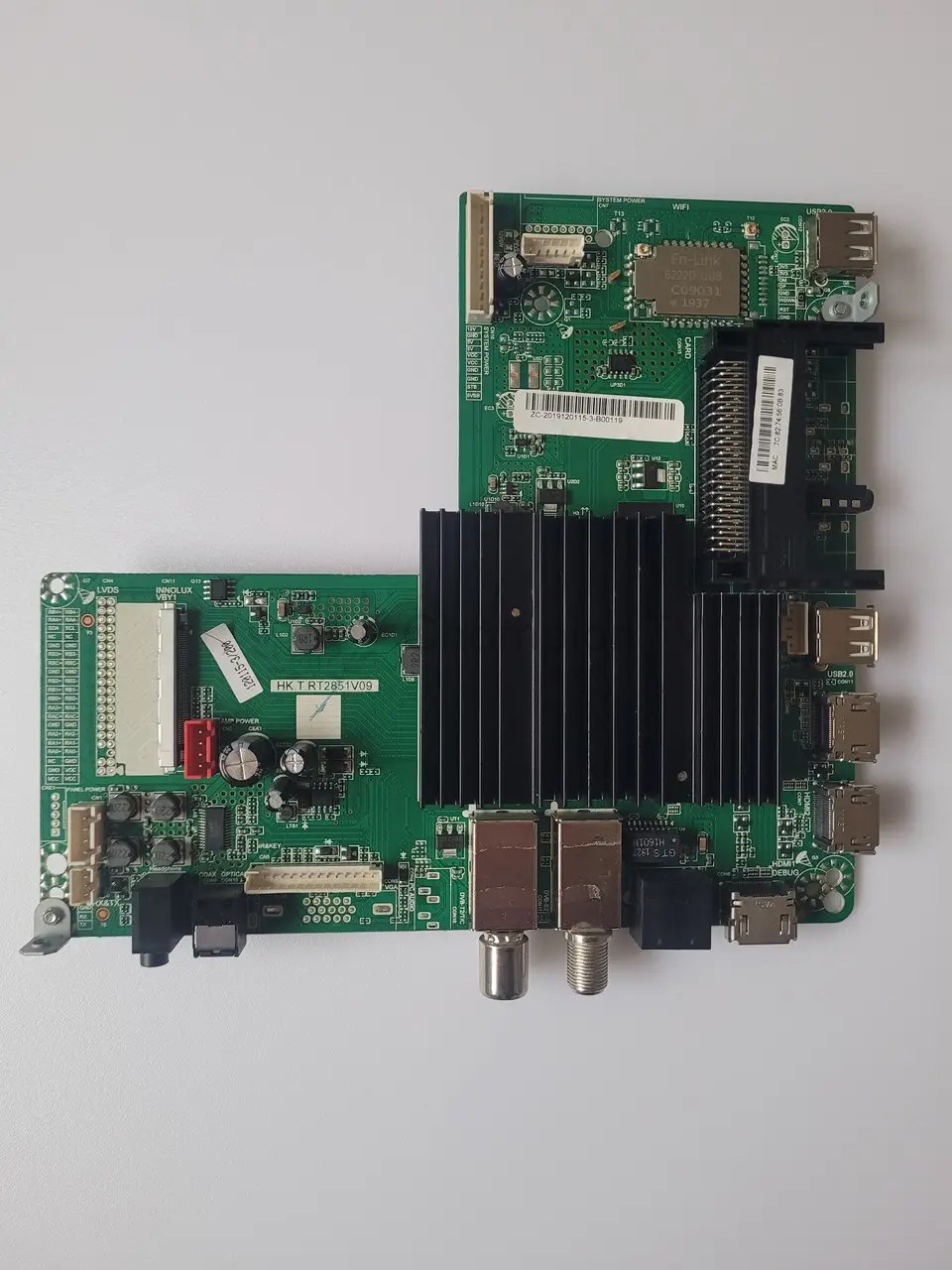 Системна плата Kivi 65U800BU 515Y28510M02 HK.T.RT2851V09 65" mainboard, вживана