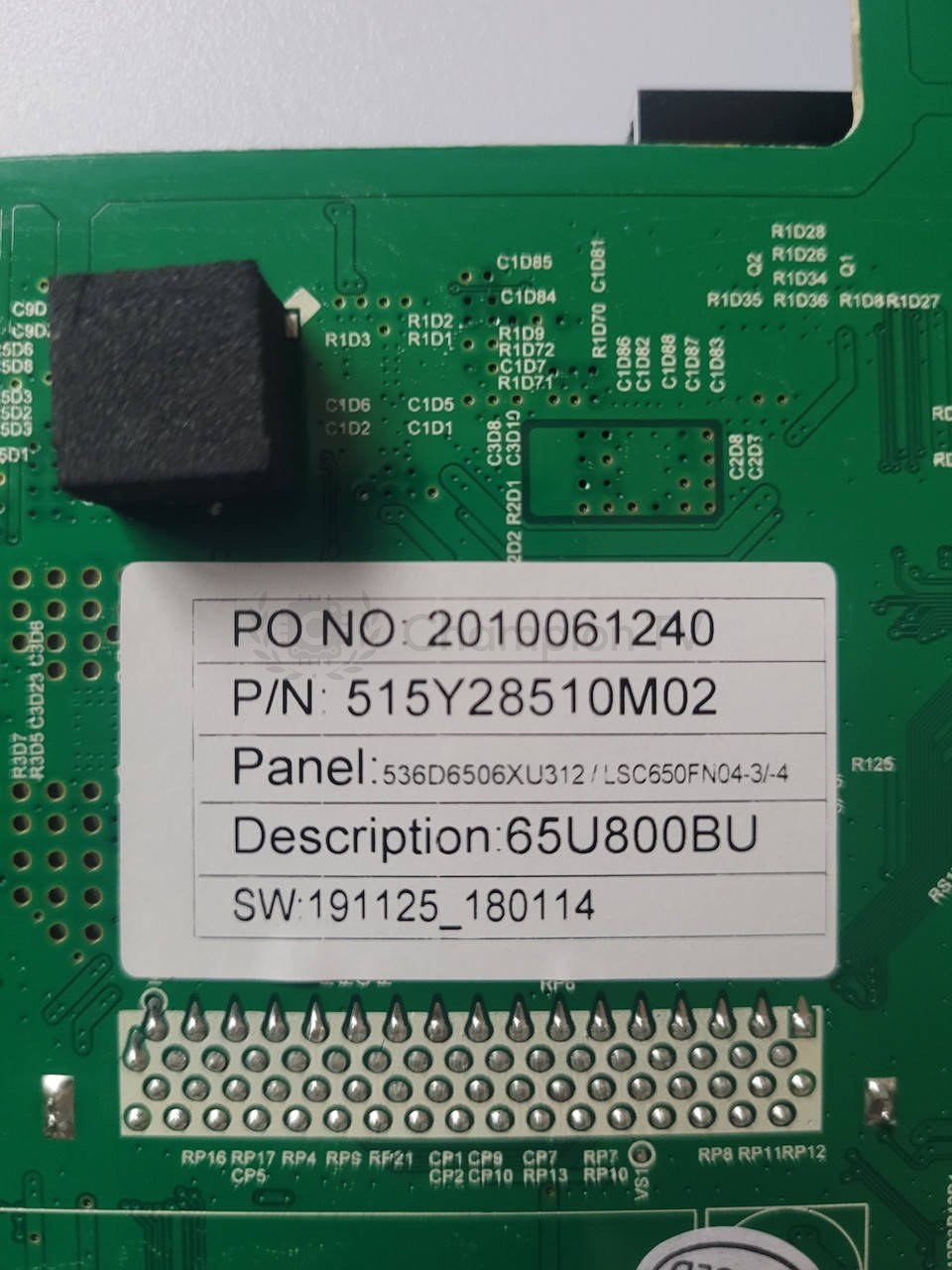Системна плата Kivi 65U800BU 515Y28510M02 HK.T.RT2851V09 65" mainboard, вживана