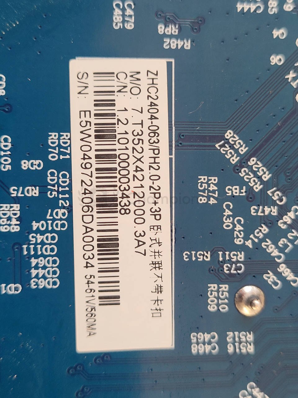 Системна плата (mainboard) CV352-X42 для LED телевізорів 43-65 дюйм, нова