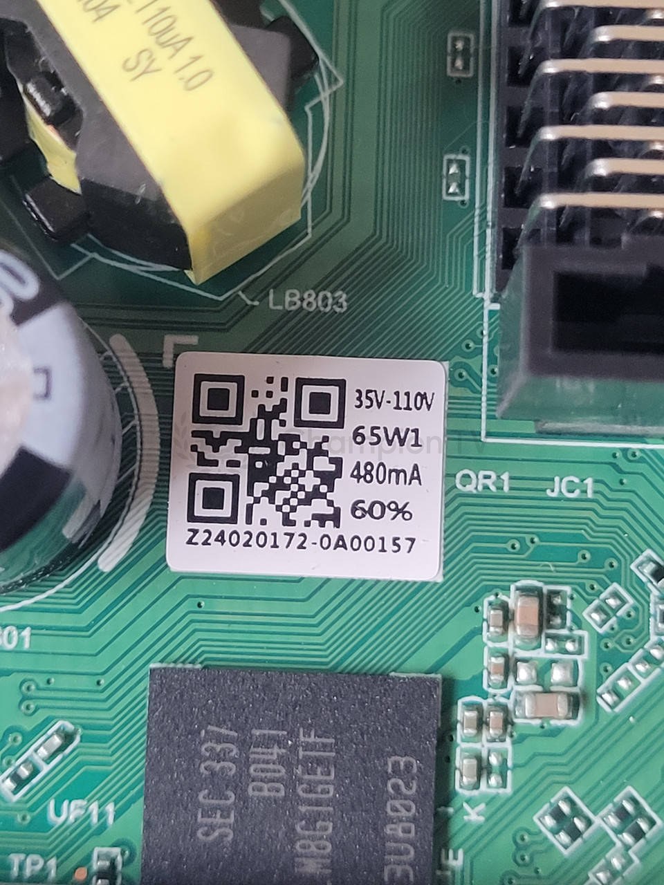 Системна плата для телевізора Samsung TP.SK513S.PB802(T) 45SFD4 Android LED mainboard, новий