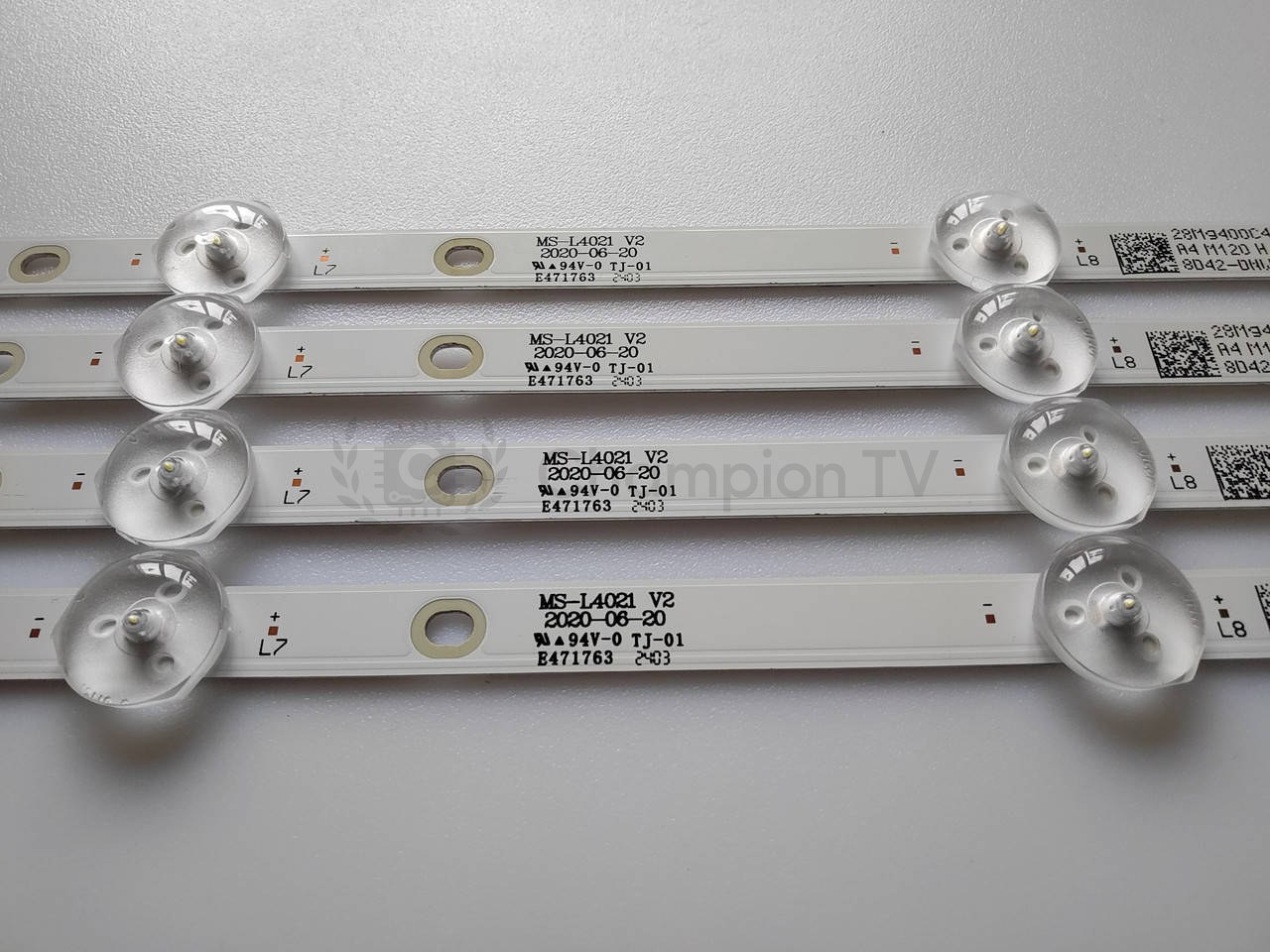Samsung LED-підсвітка MS-L4021 V2 комплект 4 шт (по 10 діодів) для 55" телевізора, новий