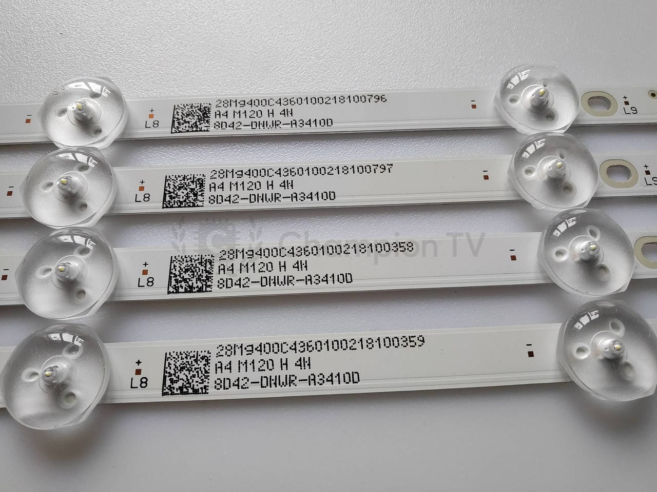 Samsung LED-підсвітка MS-L4021 V2 комплект 4 шт (по 10 діодів) для 55" телевізора, новий