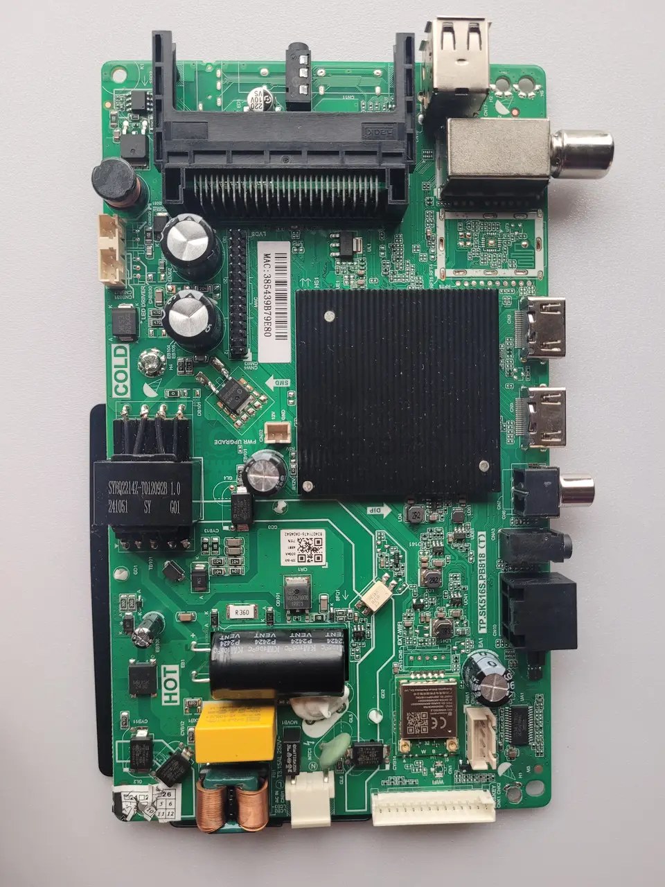 Системна плата Samsung TP.SK516S.PB818 для UA34S00 UA42CU8000 32 дюйм mainboard, новий