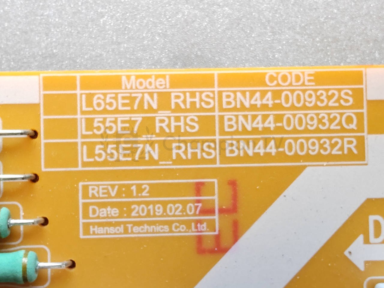 Блок живлення Samsung BN44-00932Q L55E7 RHS 55 дюйм PSU, донор