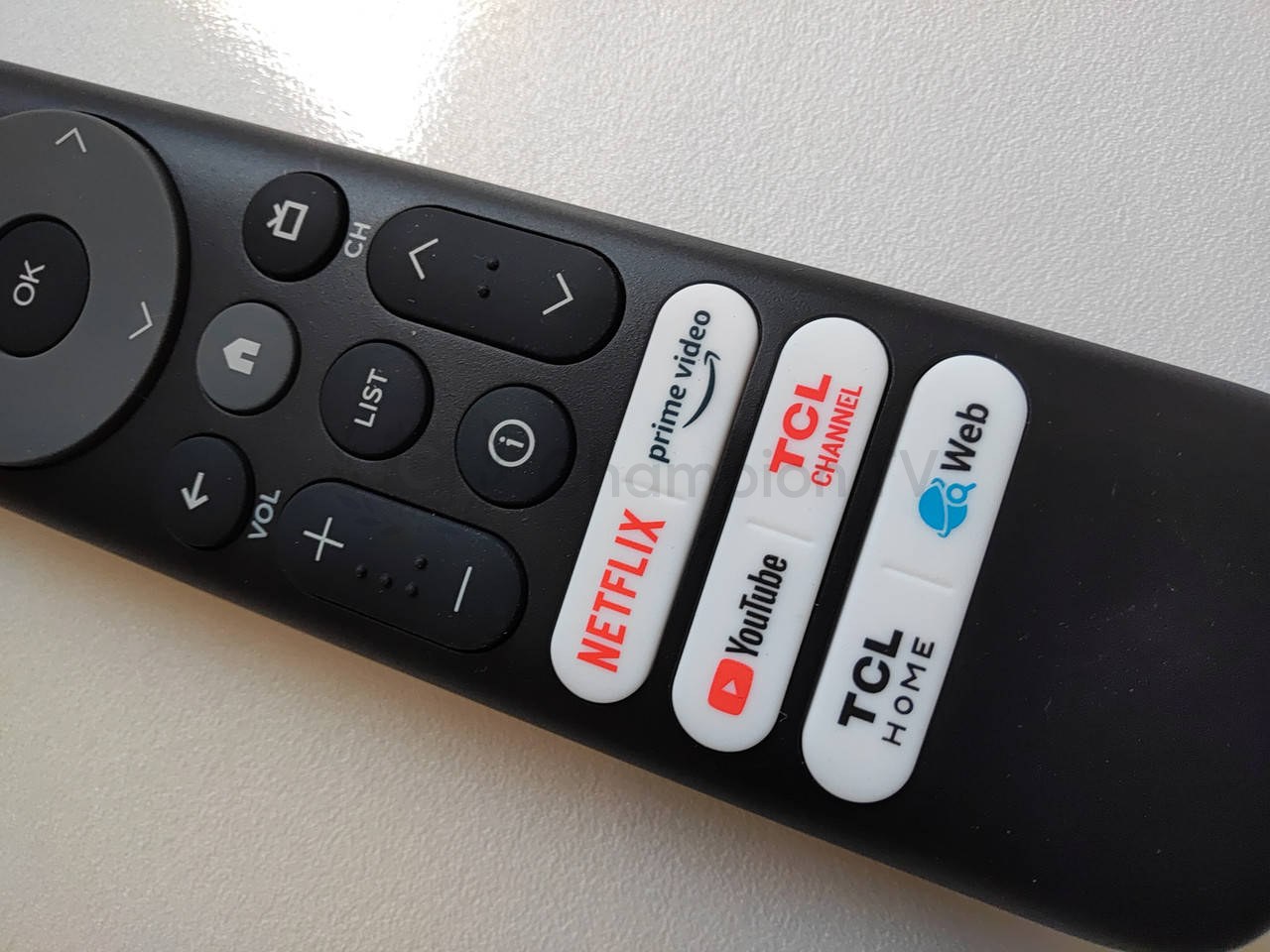 Пульт TCL RC833 GUB1 дистанційного керування для C645 / C745 / C845 / P745 / C655 Smart Google TV, нова оригінал