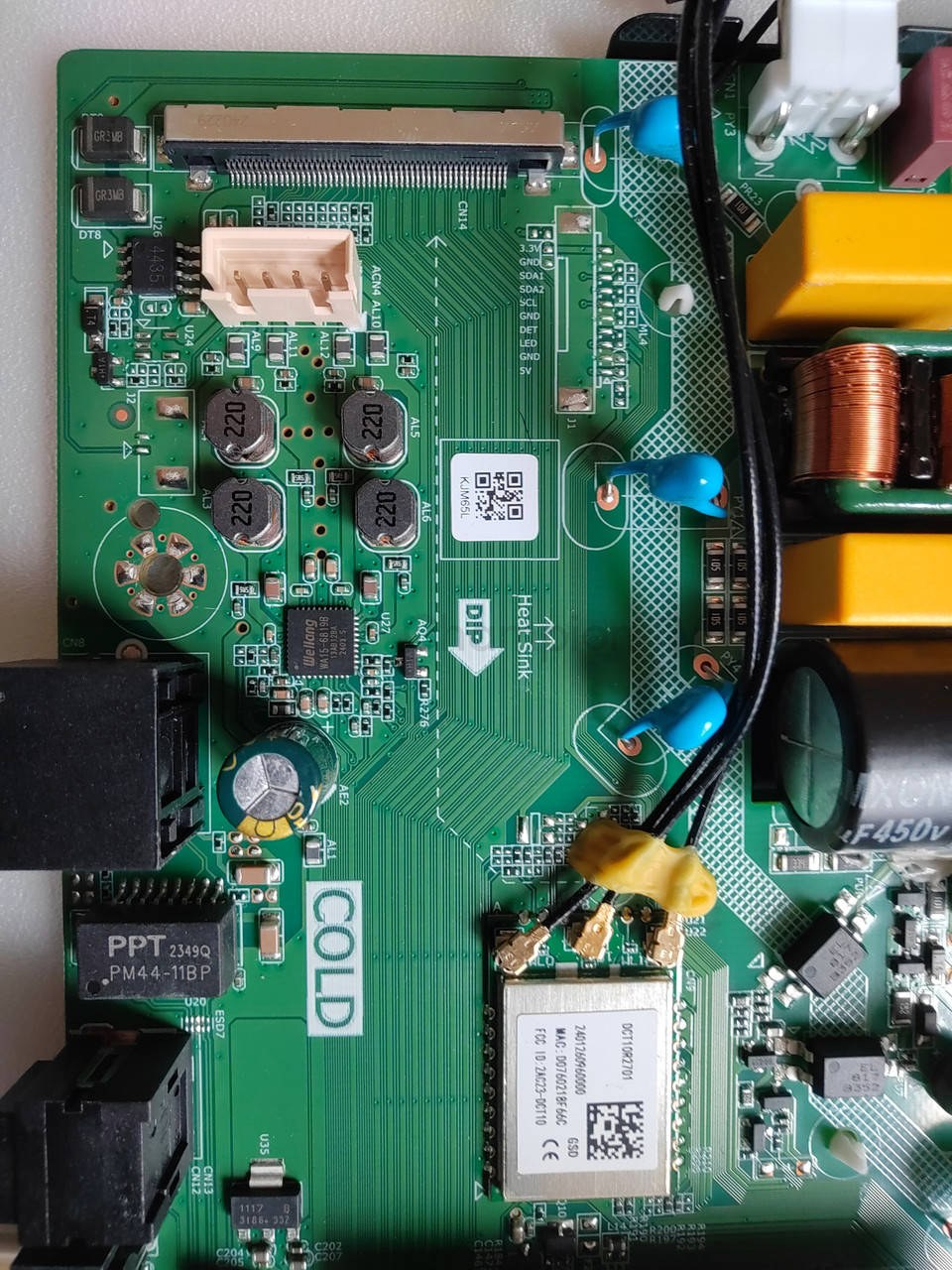 Системна плата 2E 43A07K HK.T.RT2843P639 43 дюйми mainboard, новий