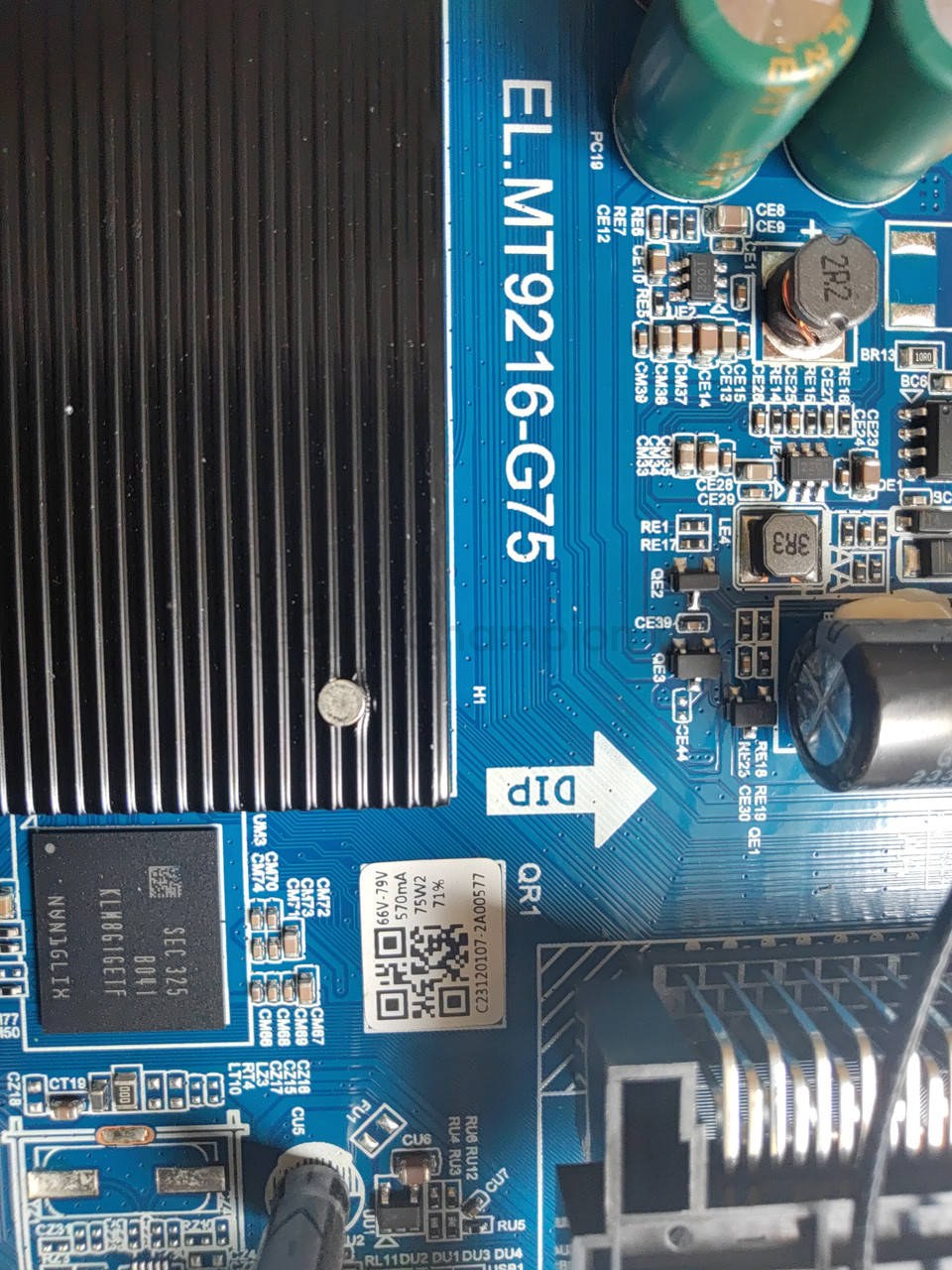 Системна плата Samsung EL.MT9216-G75 для UA56G00 Google TV 56 дюйм, новий mainboard