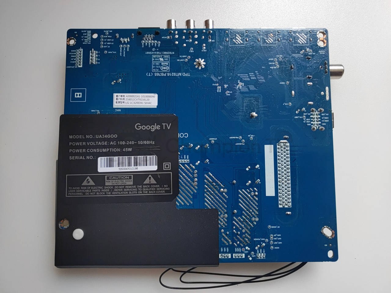 Системна плата Samsung UA34G00 EL.MT9216-G75 34 дюйм Google TV mainboard, новий