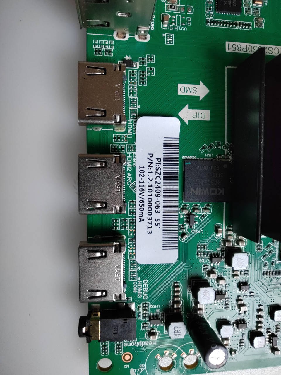 Системна плата Samsung UA50S00 PZ24090442 50 дюйм mainboard, новий