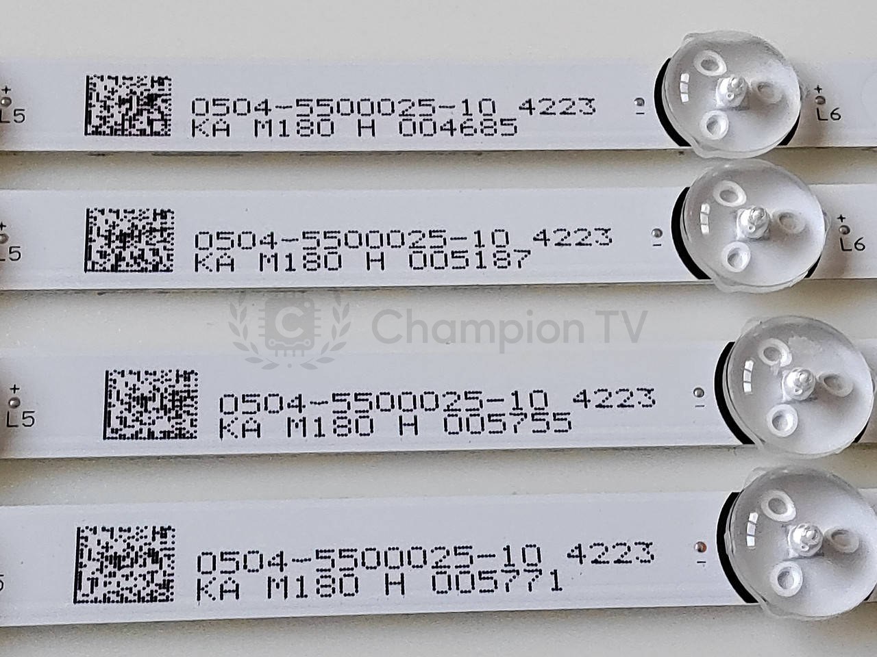 Hisense LED-підсвітка E309772 L5771 V1 комплект 4 шт (підсвічування), новий