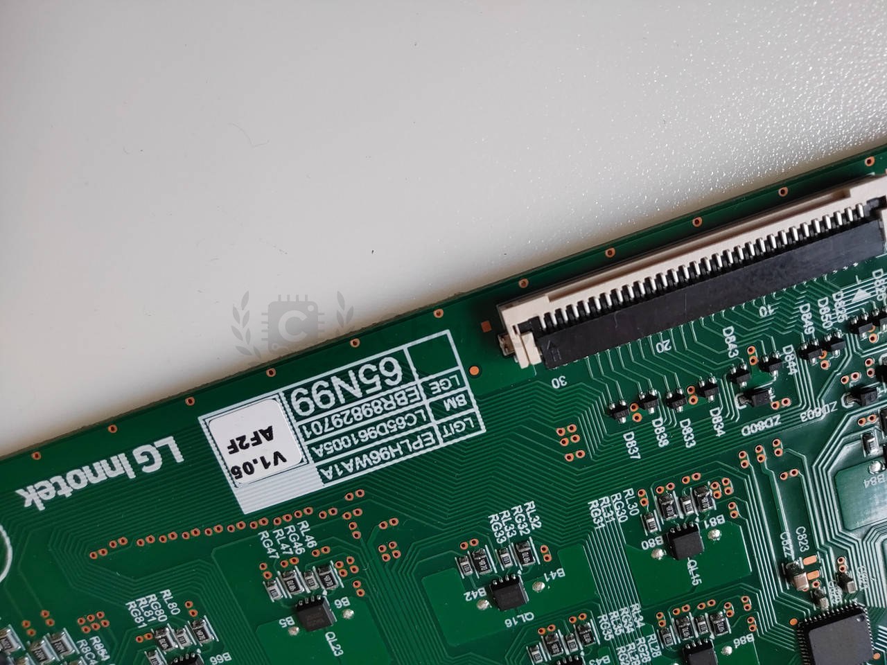 T-con тикон LG EPLH96WA1A для 65 дюйм NanoCell (65NAN099UNA) матричної плати, робочий стан