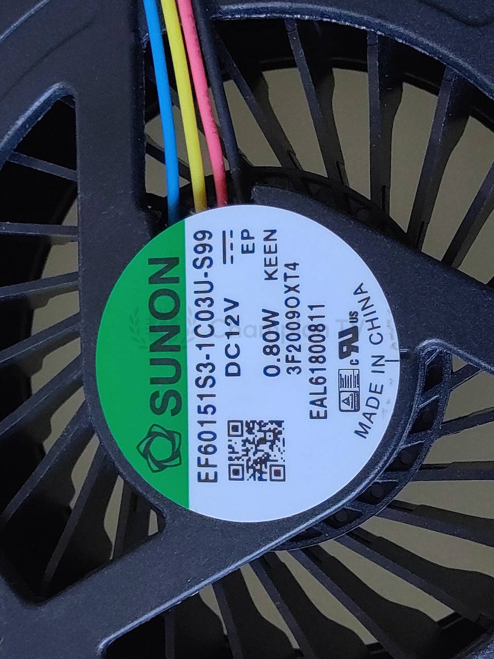 Вентилятор охолодження SUNON EF60151S3-1C03U DC 12V для LG 24MD4KL 27MD5KA, вживаний