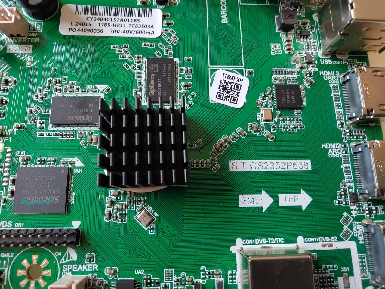 Системна плата Samsung 32SFD4 S.T.CS2352P639 L-24015 mainboard, новий