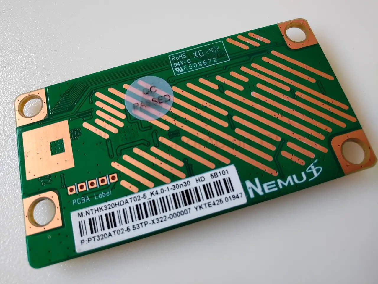 Плата тикон T-Con Board NEMUS NTHK320HDA T02-5_K4.0 PT320AT02-5 Nemus