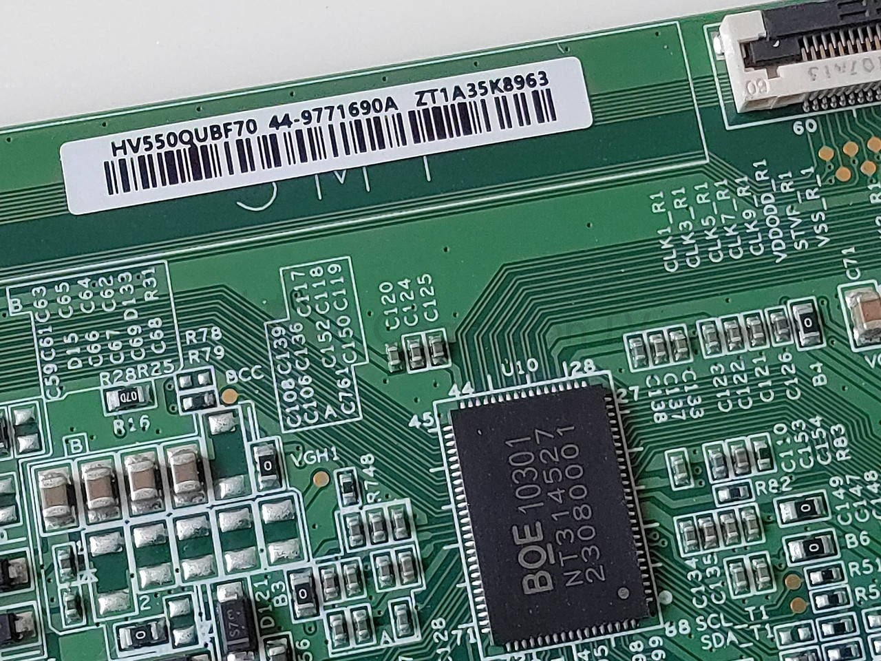 Плата тикон T-con HV550QUBF70 44-9771690