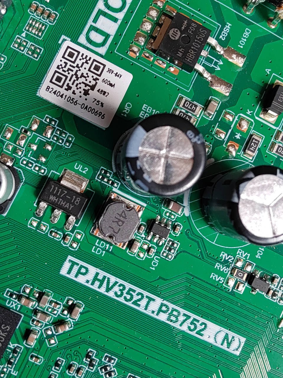 Системна плата Ten Pao TP.HV352T.PB752(N) для Milano 32HDT2S12N24 32" mainboard, нова