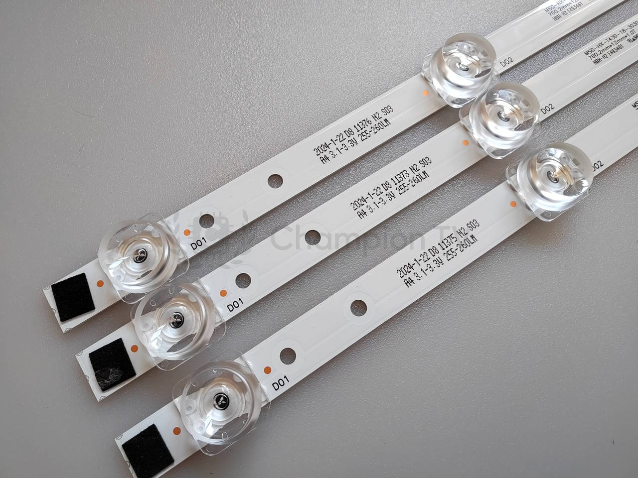 Samsung LED-підсвітка MSG-HX-T430-18-3030-114A-08 43 дюйм комплект 3 планки, новий