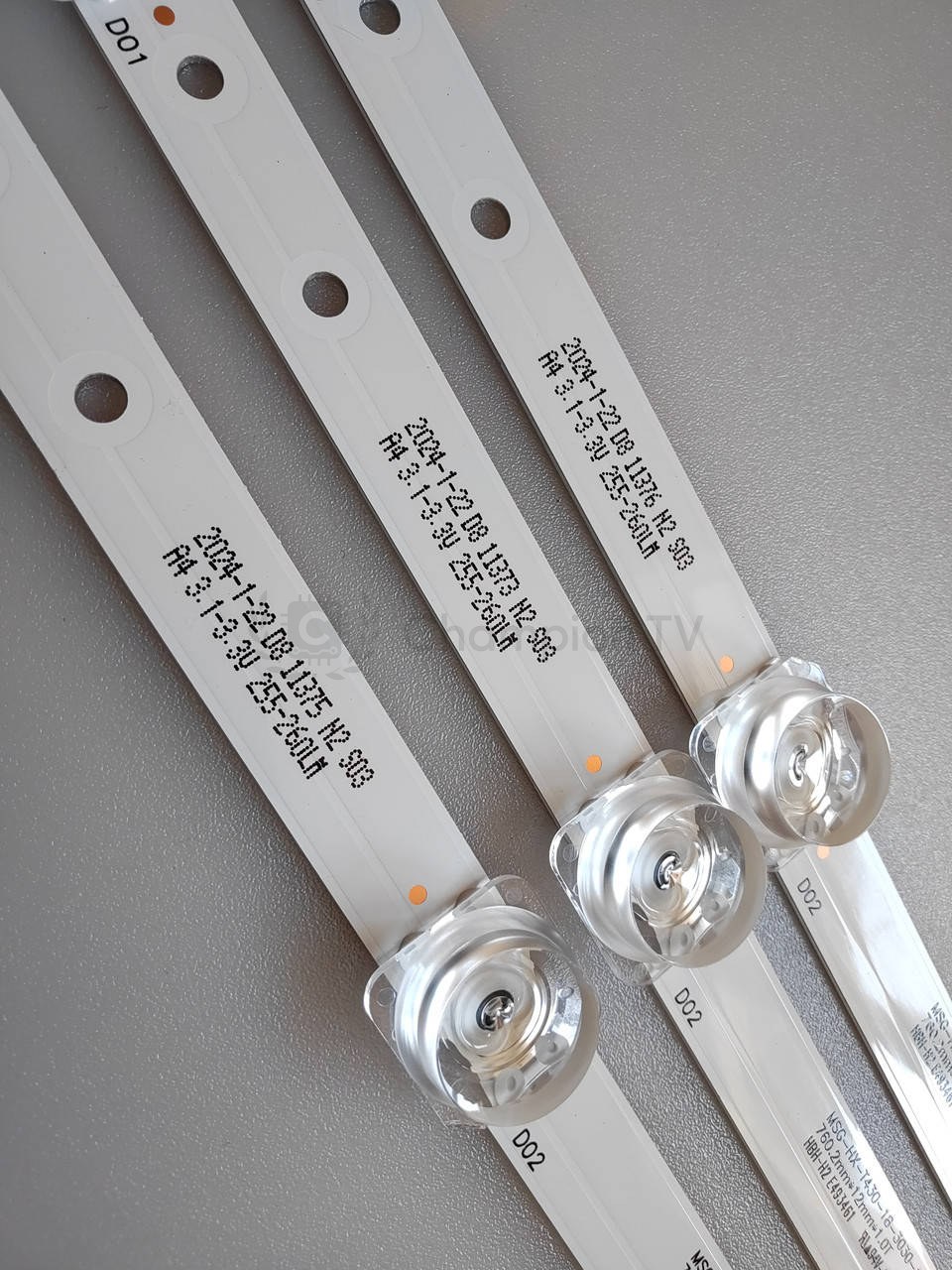 Samsung LED-підсвітка MSG-HX-T430-18-3030-114A-08 43 дюйм комплект 3 планки, новий
