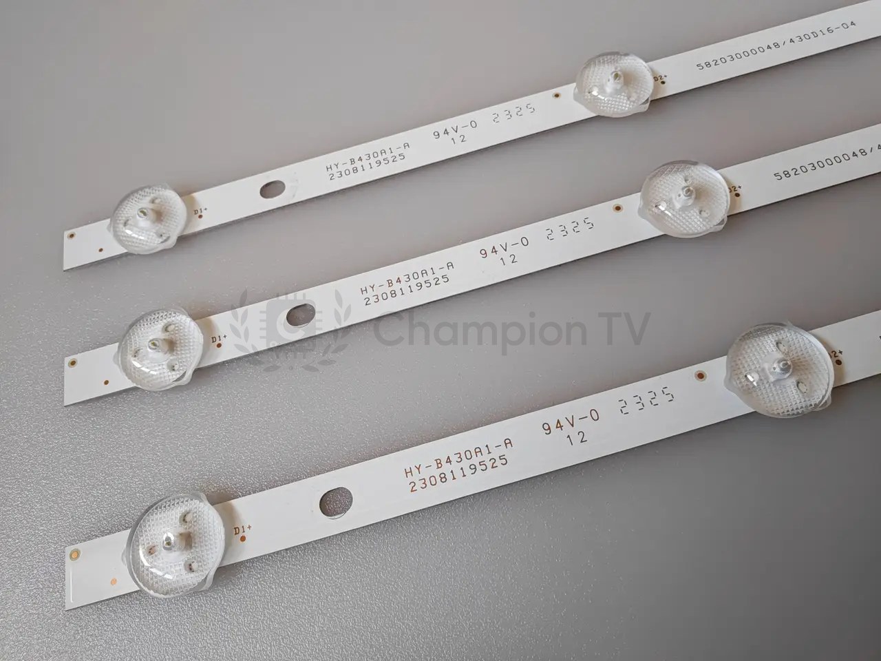 Samsung LED-підсвітка комплект 3 планки 8 діодів HY-B430A1-A для телевізорів 43", новий