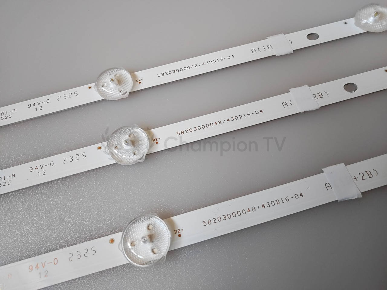 Samsung LED-підсвітка комплект 3 планки 8 діодів HY-B430A1-A для телевізорів 43", новий