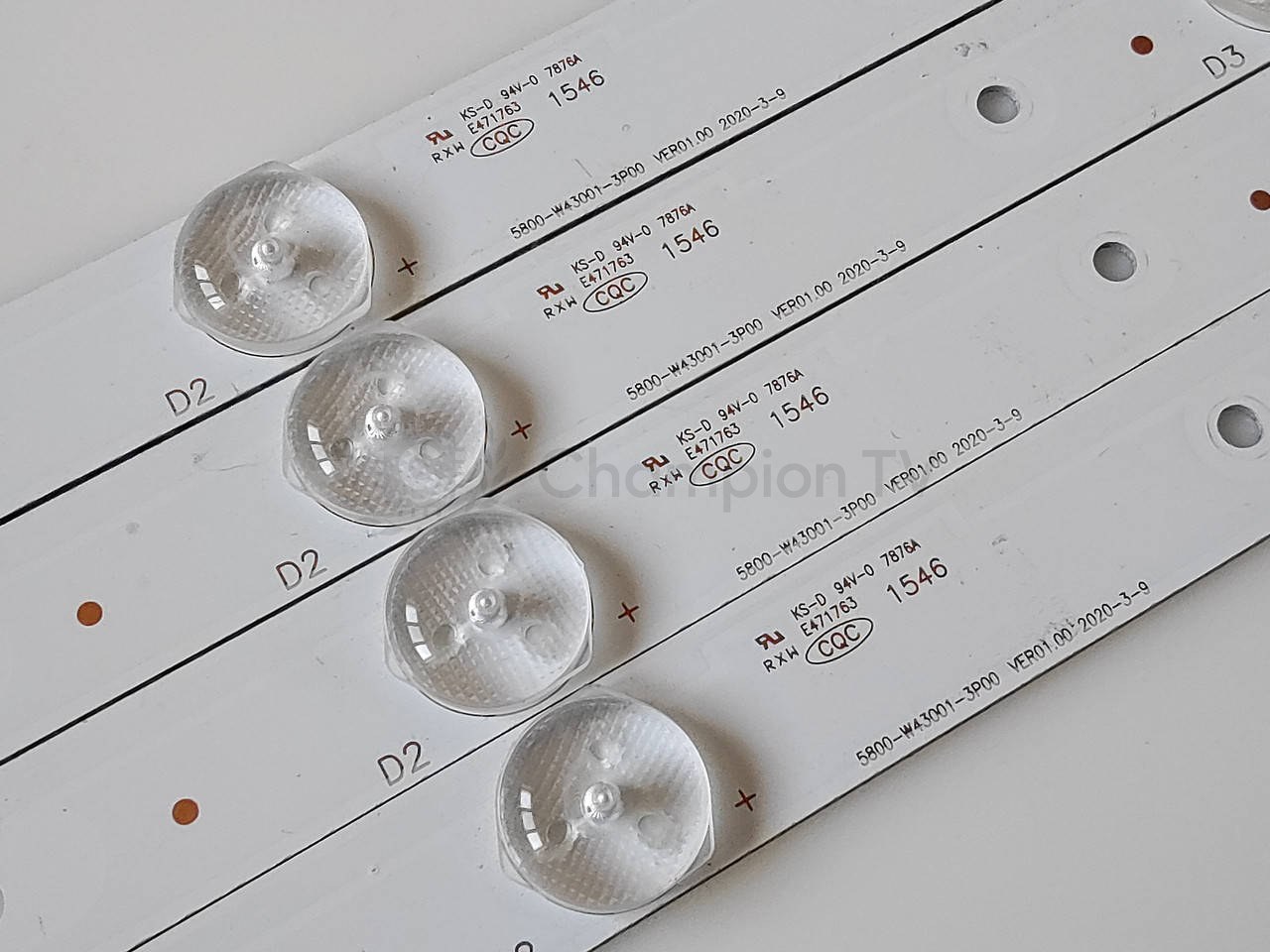 LG LED-підсвітка 1 планка 5800-W43001-3P00 для 43E3000 43E3500 43E6000 (43 дюйм) матриця RDL430WY, новий