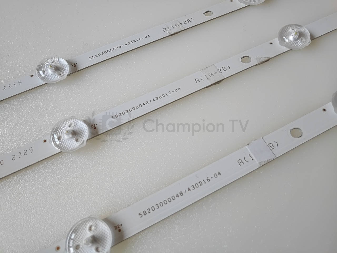 Samsung LED-підсвітка комплект 3 планки 8 діодів HY-B430A1-A для телевізорів 43", новий