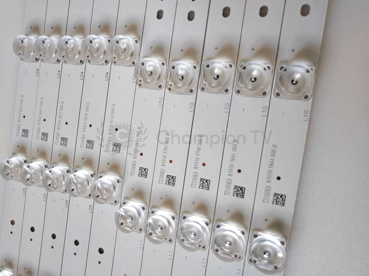 Sharp LED-підсвітка комплект 10 планок RF-AJ490E32-0601R-01/0601L-01 49 дюйм для телевізорів, новий