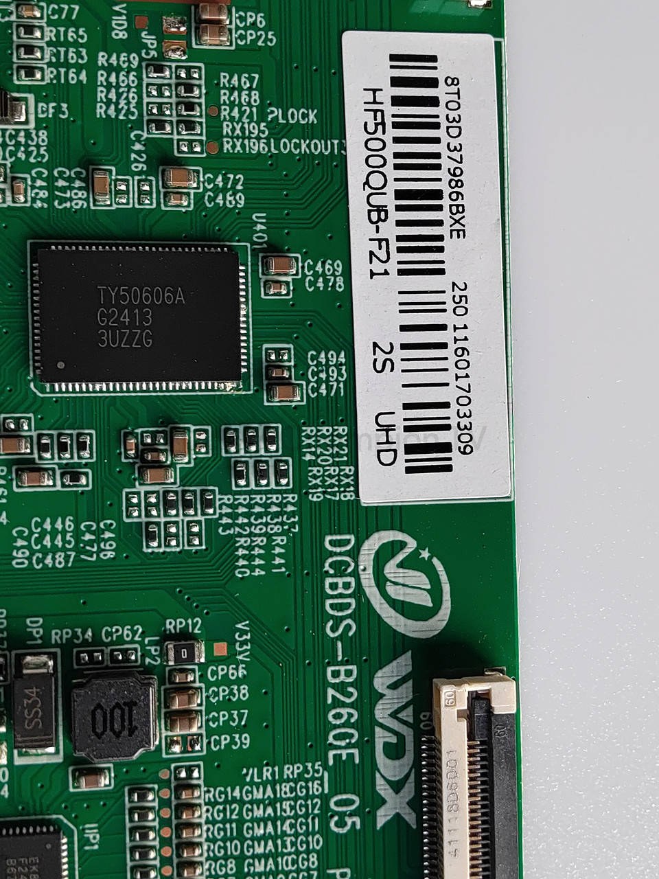 T-con тикон WDX DCBDS-B260E_05 для Skyworth HQS50NKH (50 дюйм) плата матриці, новий