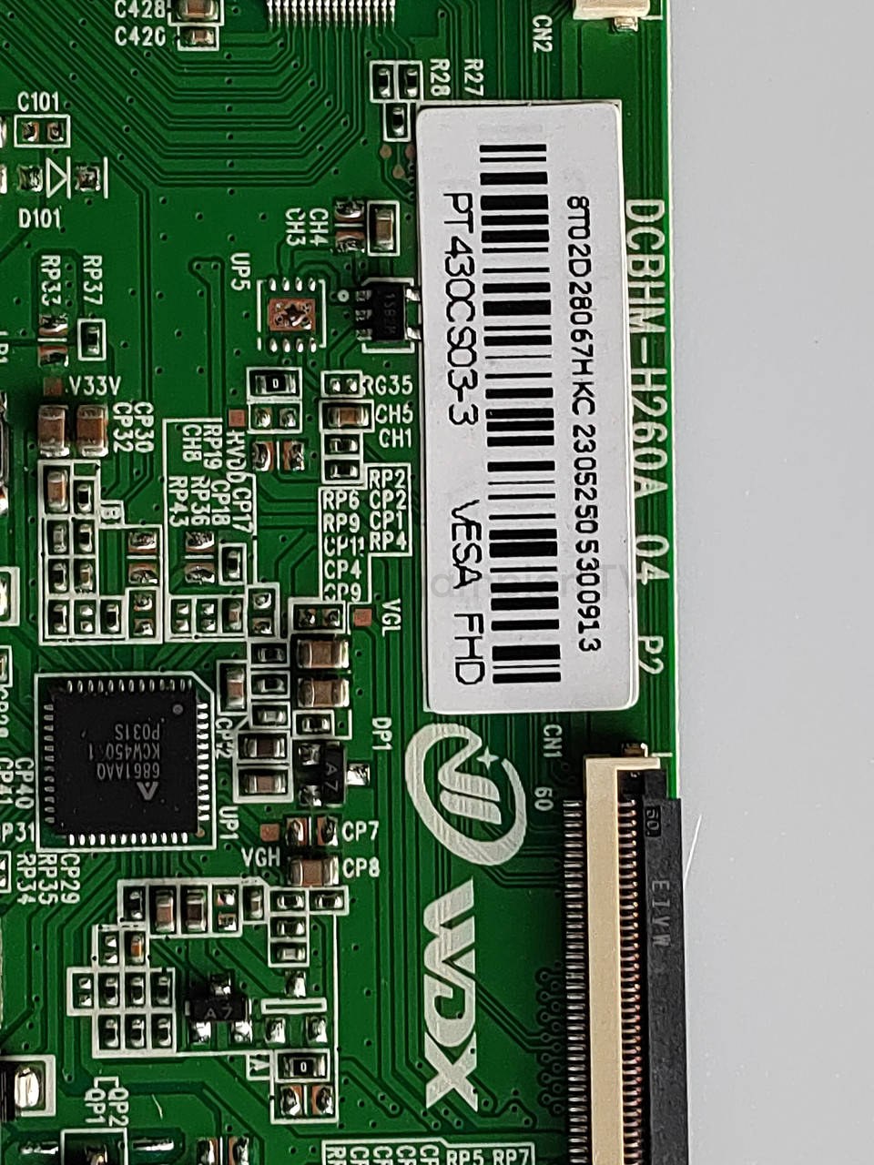 T-con тикон HKC PT430CS03-3 для Westinghouse WR43FX2210 (43 дюйм) плата матриці, новий
