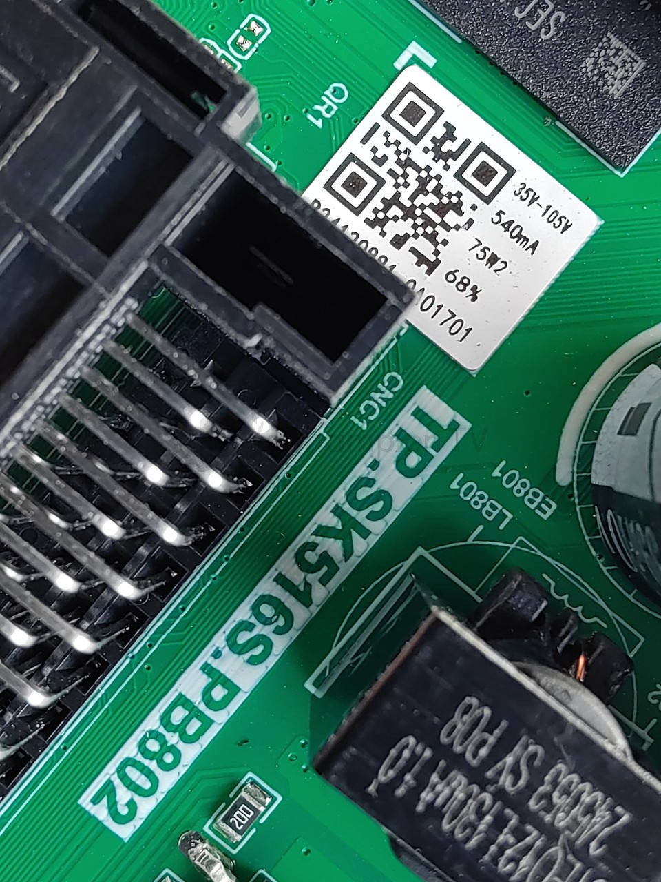 Системна плата Samsung TP.SK516S.PB802 для UA55S00 55 дюйм, новий