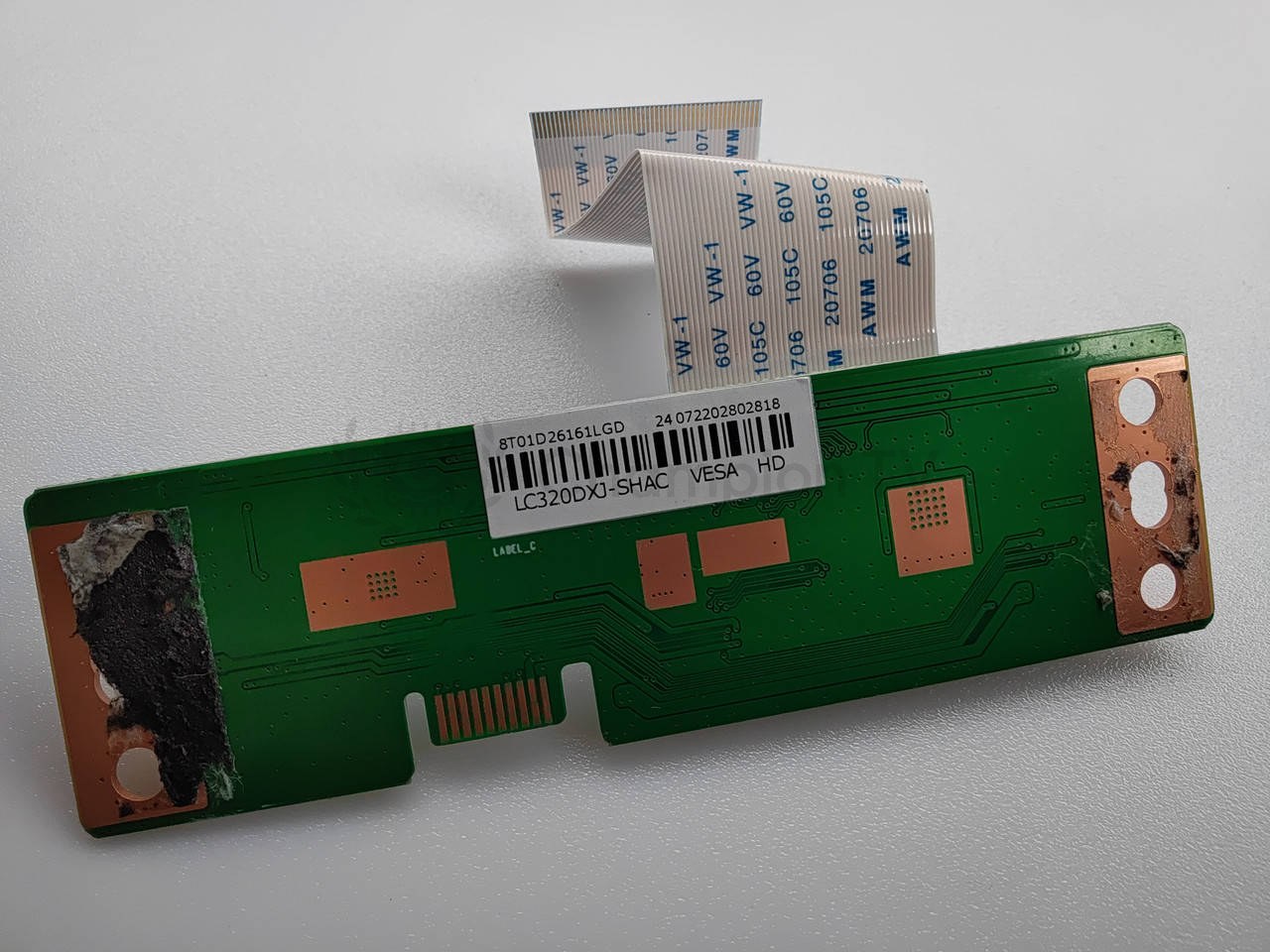 T-con тикон WDX DCBBM-L150B_03 для LG 32" 1366x768 LC320DXJ-SHAC з кабелем LVDS 8T01D26161LGD, новий
