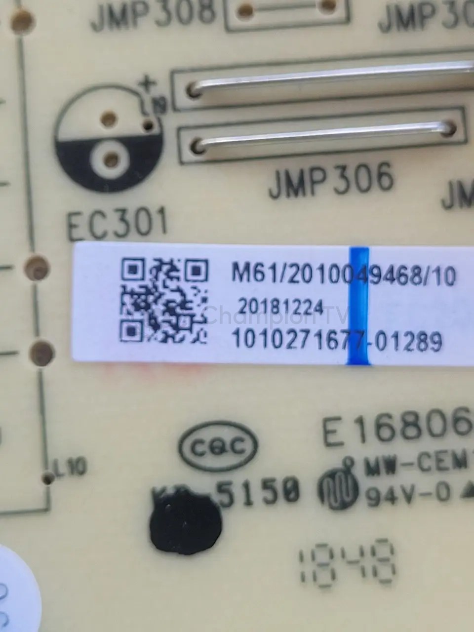 Блок живлення KIVI 43 дюйм TV5502-ZC02-01 M61 PSU плата, нова
