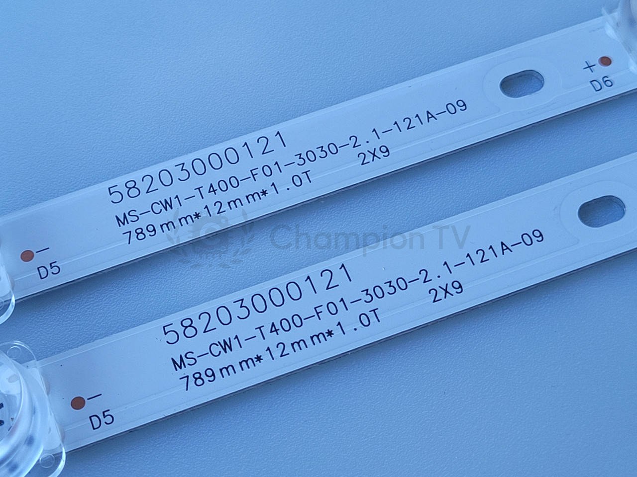 LED-підсвітка 42" комплект 5 шт MS-CW1-T400-F01-3030-2.1-121A-09 (789mm), новий