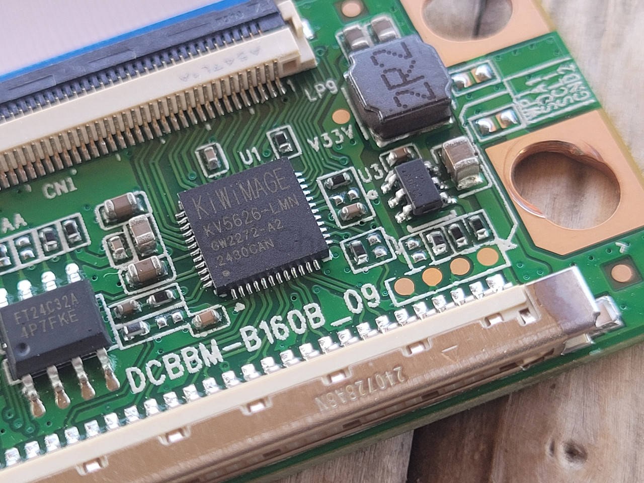Плата T-con DCBBM-B160B_09 HV320WHB-F70/56/86 VESA HD