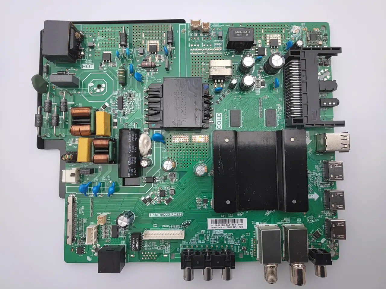 Системна плата Ergo 43DU6510 TP.MT5522S.PC822 43" mainboard, перевірена