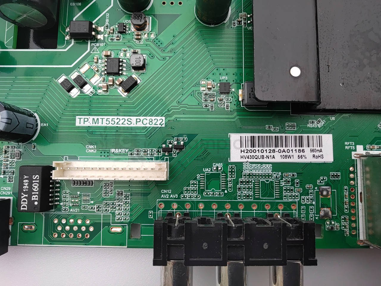 Системна плата Ergo 43DU6510 TP.MT5522S.PC822 43" mainboard, перевірена