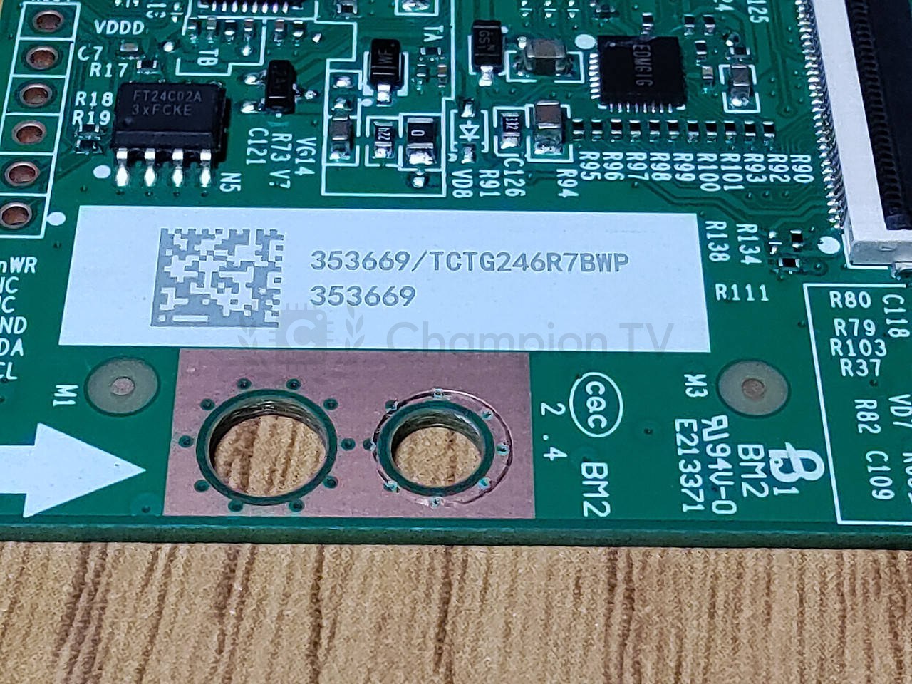 Плата Тикон T-con Hisense RSAG7.820.13027/ROH, 290531 55A6G