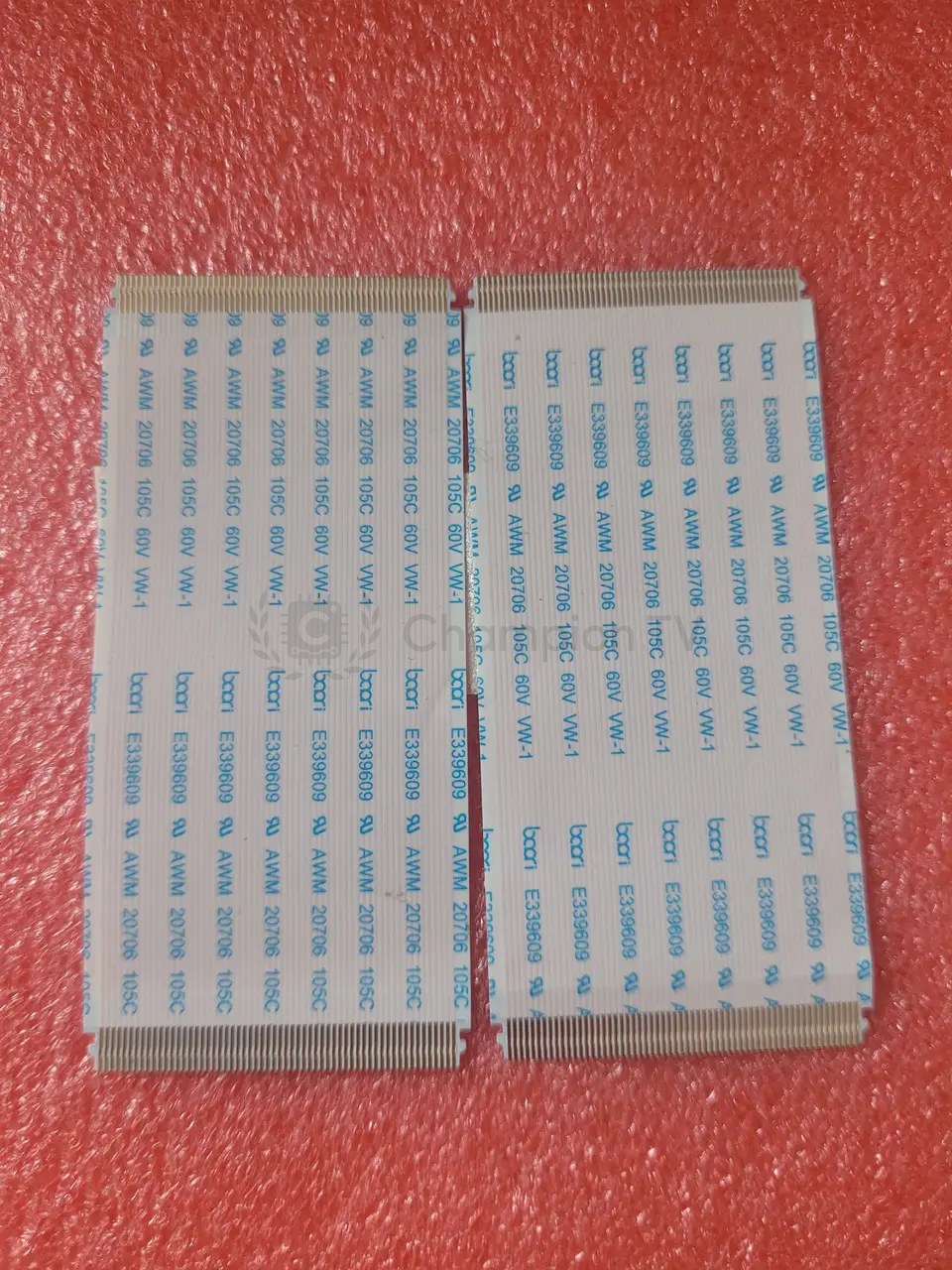 Шлейф LVDS E339609 20706 AWM оригінальний стрічковий кабель 50x80mm