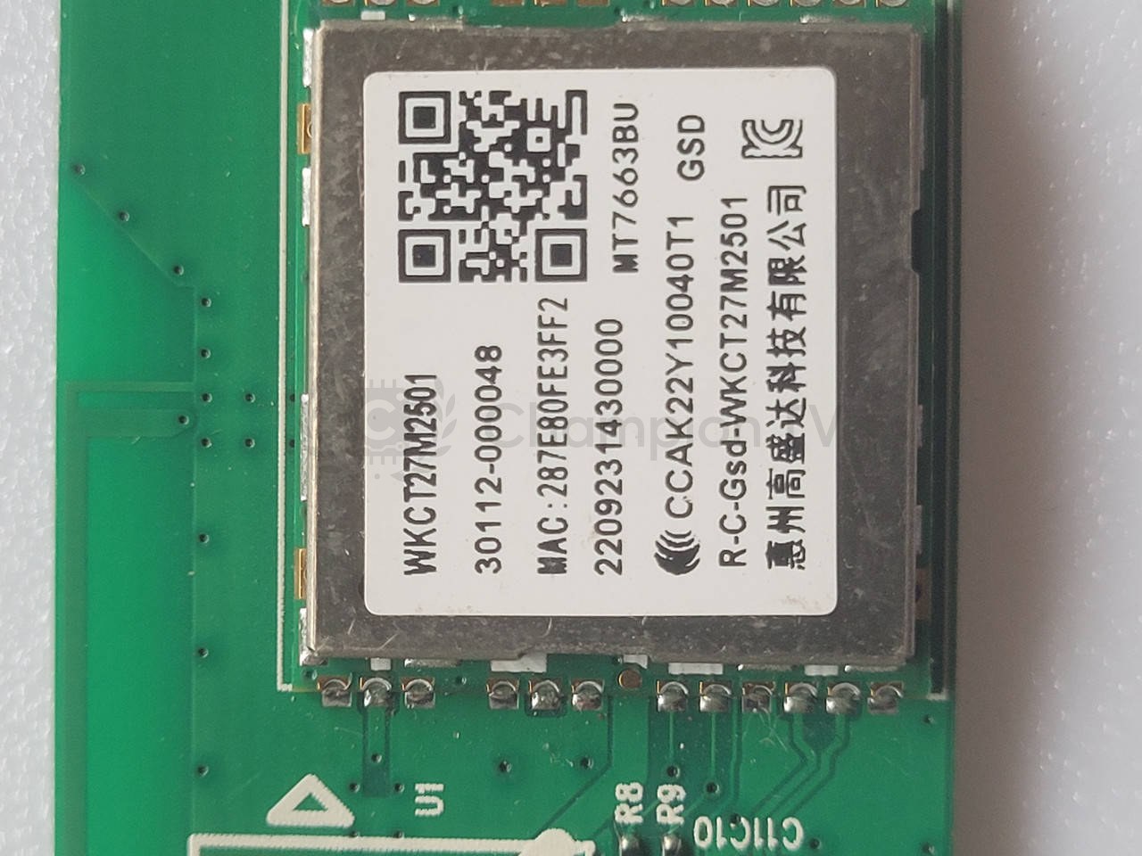 Плата керування 2AC23-WKCT27 WKCT27M2501 Wi-Fi Module / Wireless Adapter IR Power Button Board