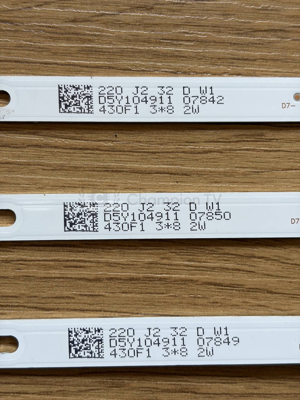 Samsung LED-підсвітка комплект 3 планки 43F1 JR-MH430D1 2W 43 дюйм, новий