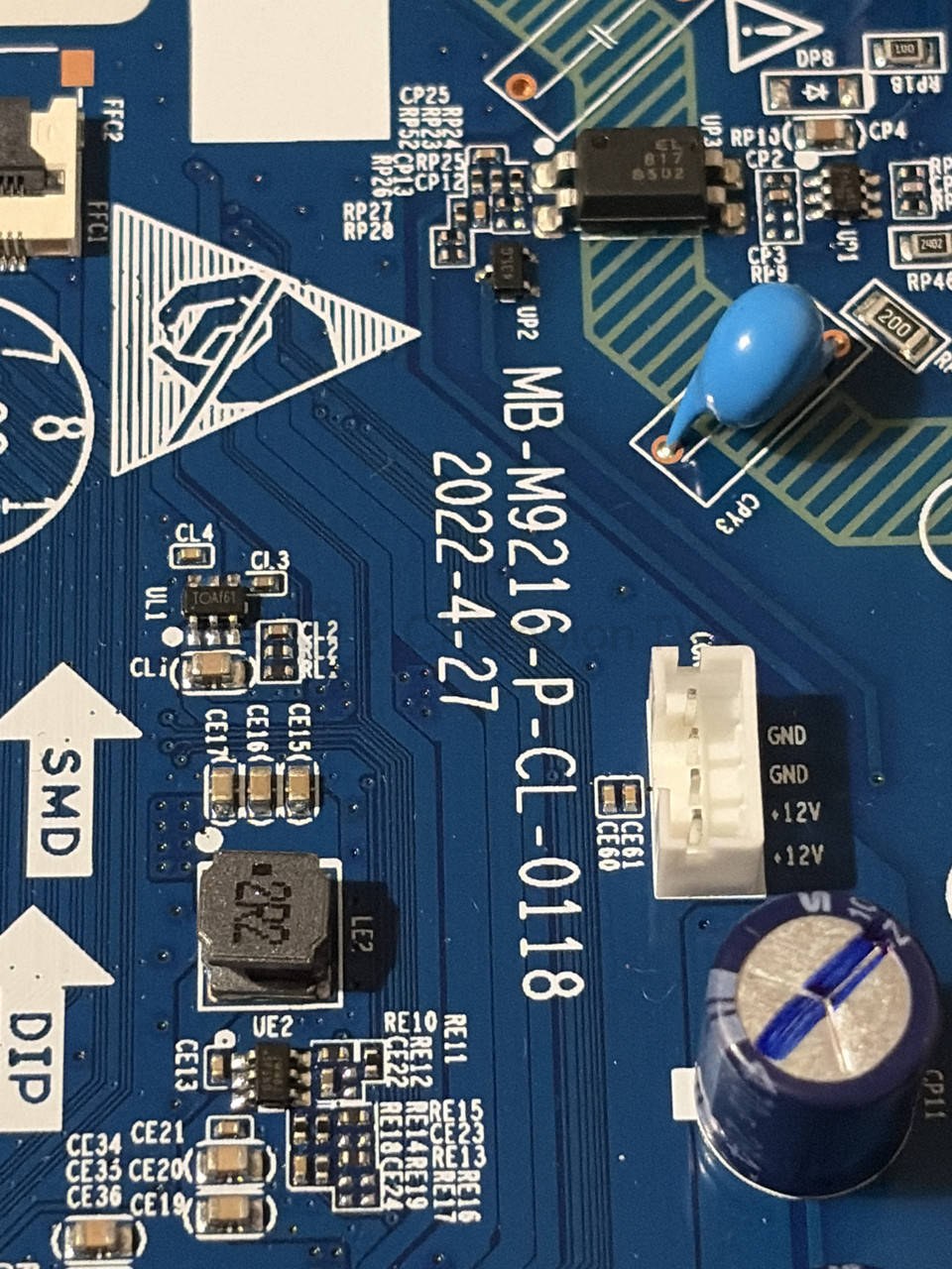 Системна плата ERGO 43GSF6500 MB-M9216-P-CL-0118 43 дюйм mainboard, новий