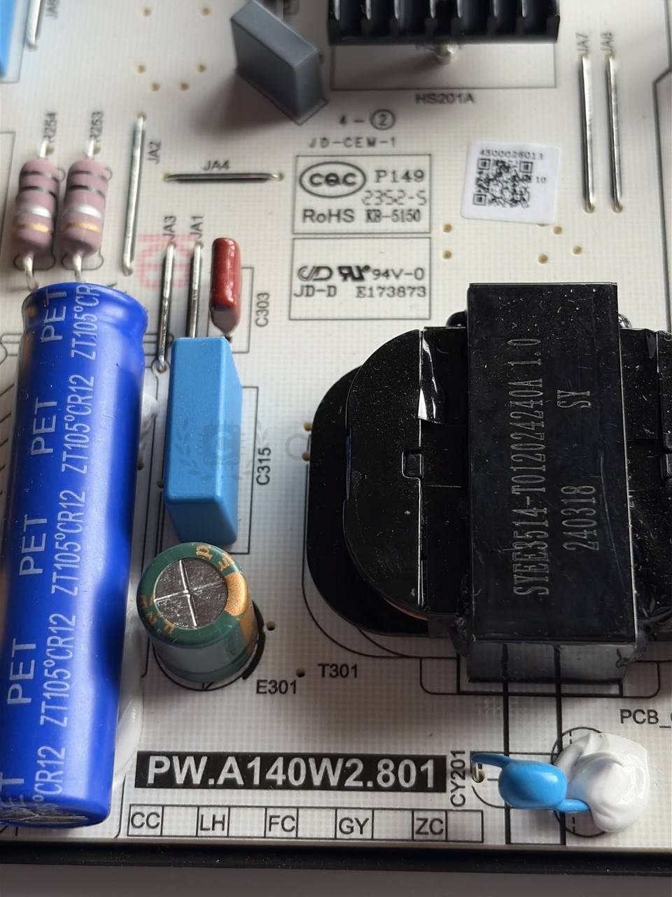 Блок живлення Tesla 65E635SUS PW.A140W2.801 PSU 140W, новий