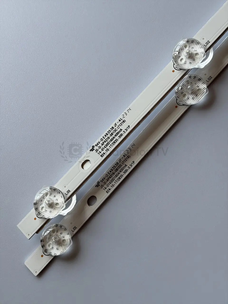 Kivi LED-підсвітка комплект 2 шт JS-D-AP4316-081DC 825mm 43 дюйм для телевізора, новий