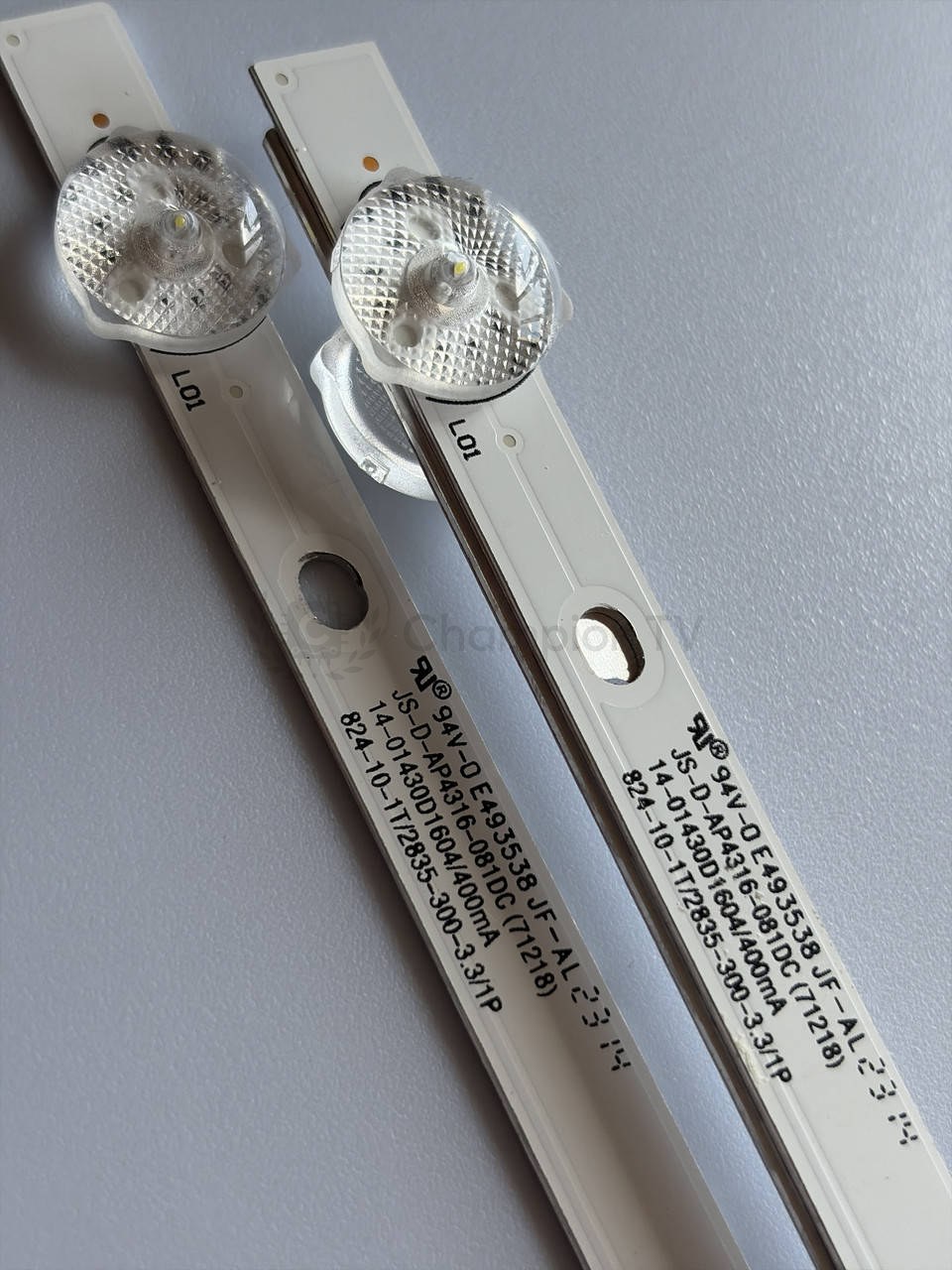 Kivi LED-підсвітка комплект 2 шт JS-D-AP4316-081DC 825mm 43 дюйм для телевізора, новий
